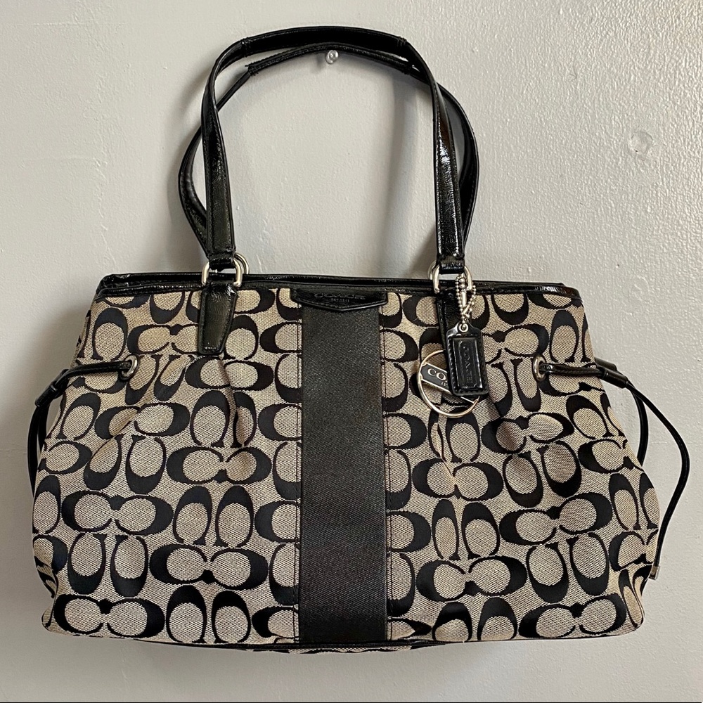 Coach canvas shoulder bag
